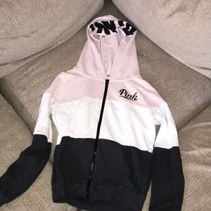 Vs pink zip up